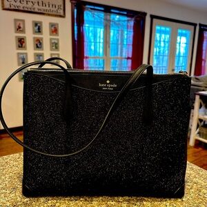 Kate Spade purse brand new never used BLACK